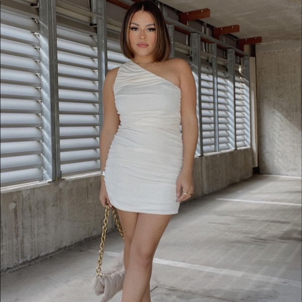 Amazon Cream Dress.